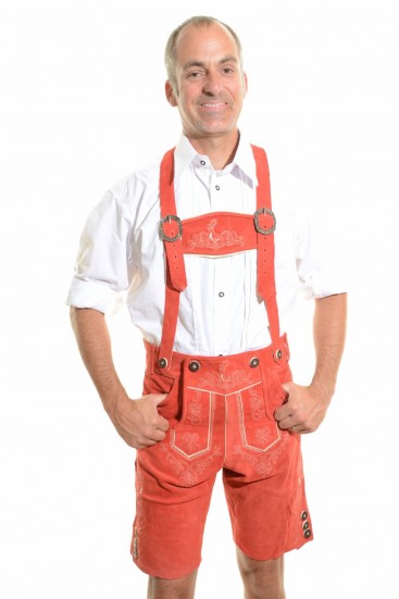 HIRSCH RED LEDERHOSEN
