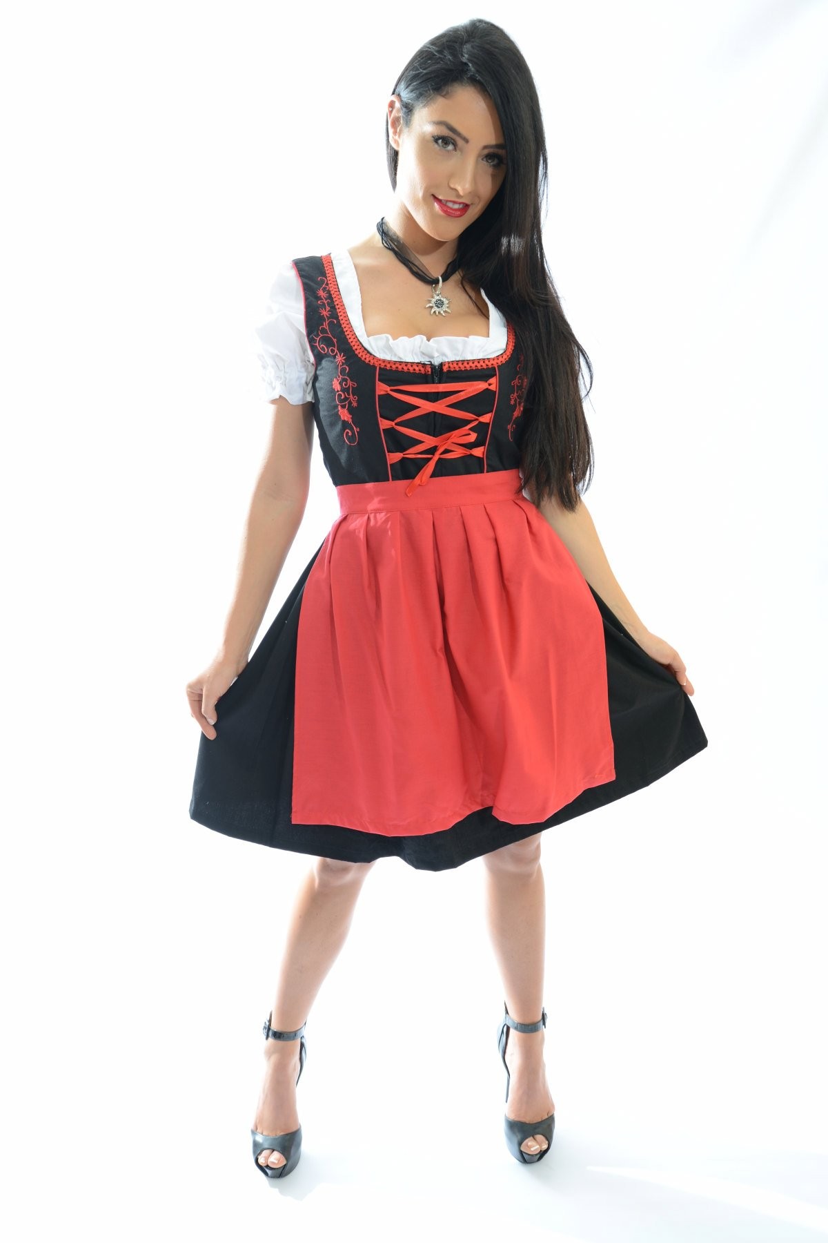 Traditional & Modern Oktoberfest Dirndl Heidi Bavarian Dirndl Dress 3pcs Set