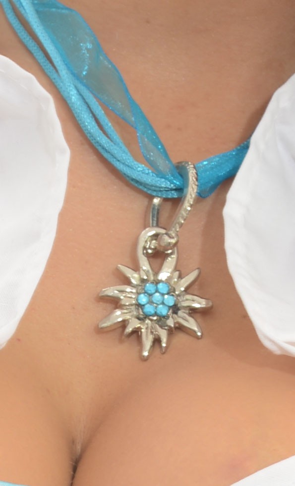 German Jewelry Bavarian Pretzel Edleweiss Dirndl